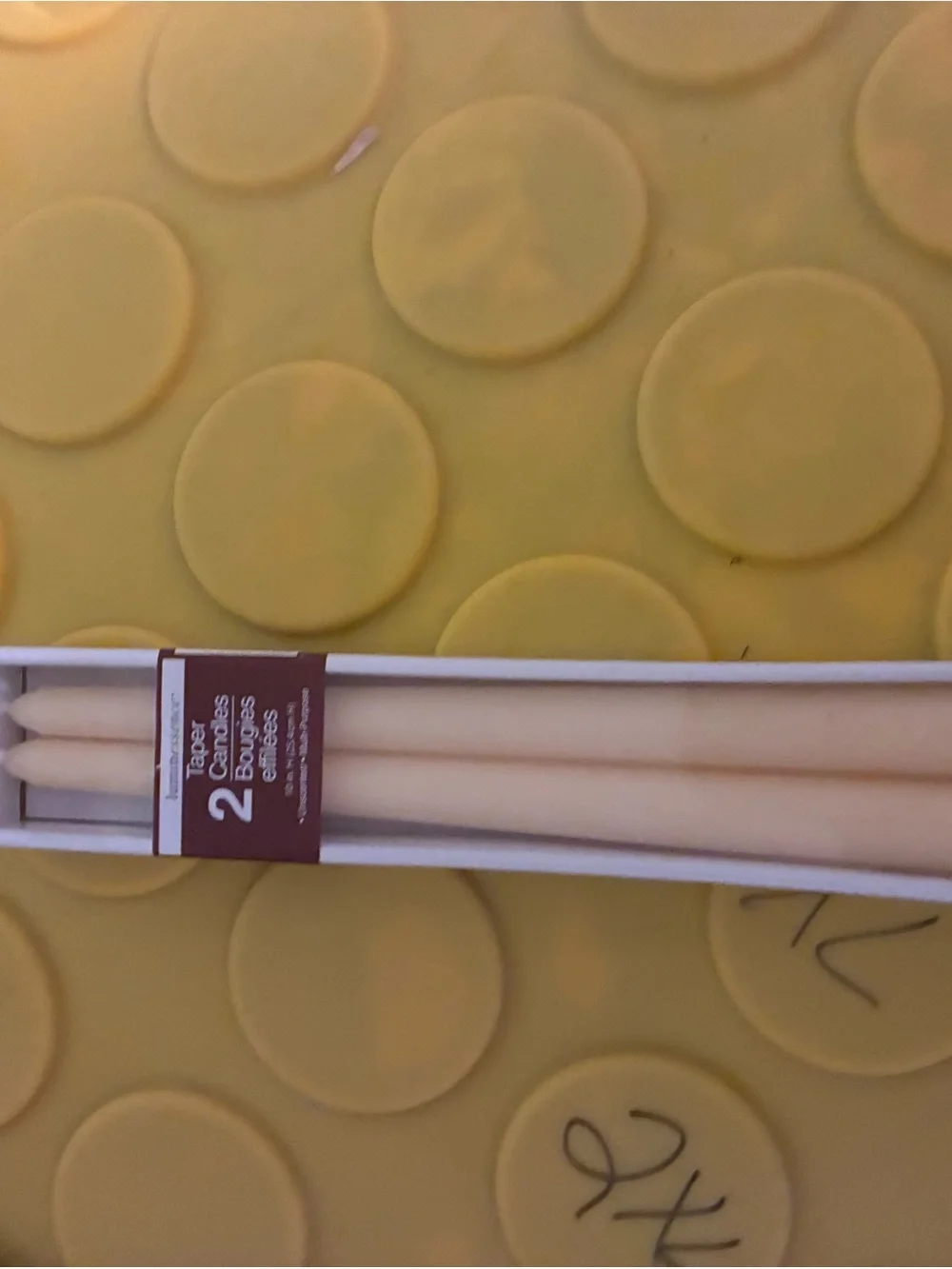 Taper Candles - Cream Set of 2